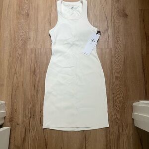 ALO Yoga Cream Midi Dress